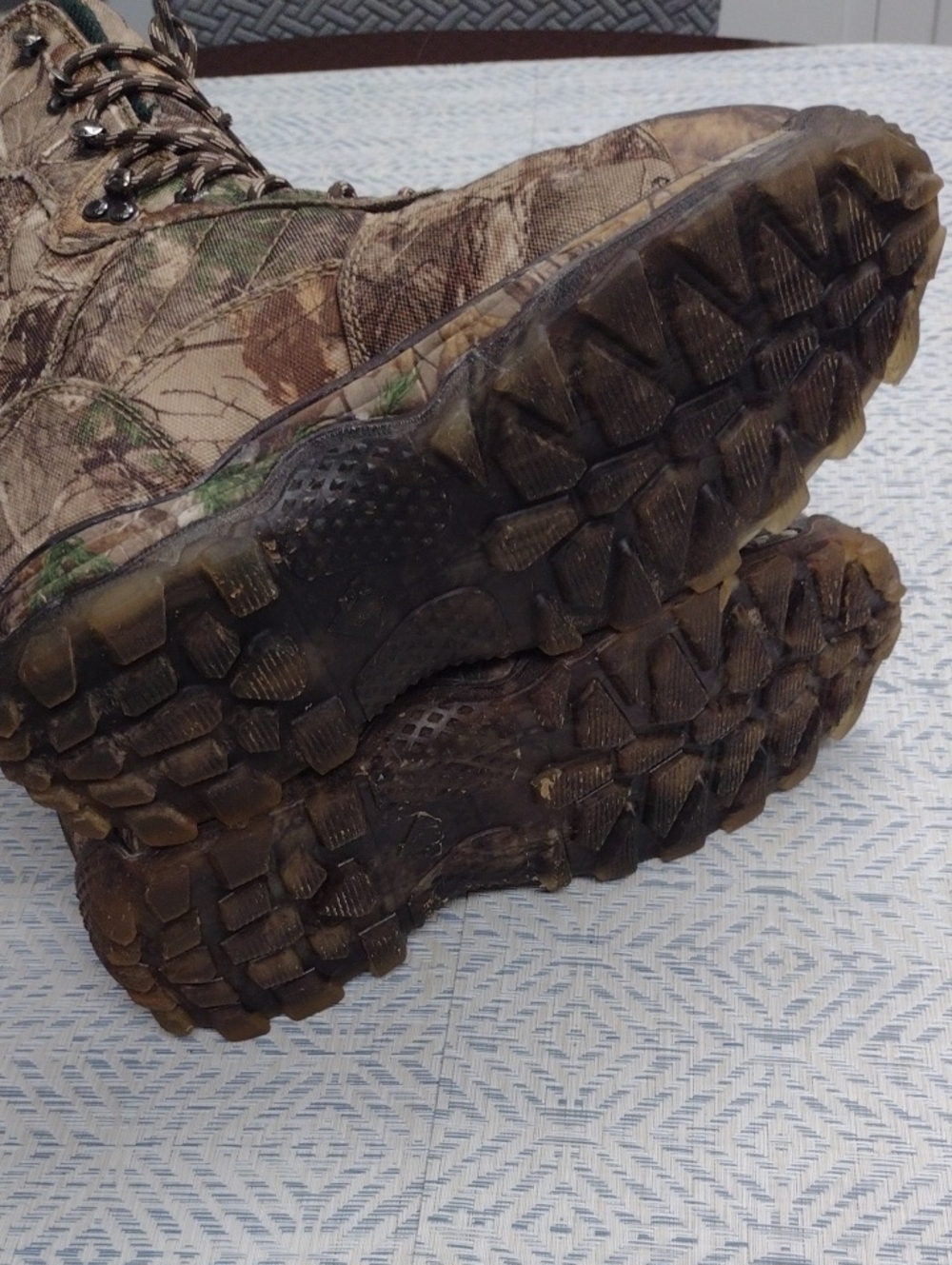 Herman Survivors Hunting Boots Size 7.5 Waterproof Realtree Camo Thinsulate 800g - Picture 10 of 16